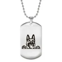 Жетон на цепочке Овчарка ACZ2-442