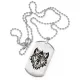 Жетон на цепочке Волк анфас ACZ2-444