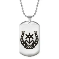 Жетон на цепочке Подкова Благополучия ACZ2-450