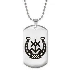 Жетон на цепочке Подкова Благополучия ACZ2-450