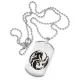 Жетон на цепочке Драконы Инь-Ян ACZ2-459