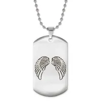Жетон на цепочке Крылья Ангела ACZ2-469