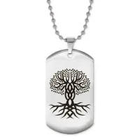 Жетон на цепочке Кельтское древо жизни ACZ2-489