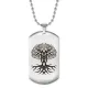 Жетон на цепочке Кельтское древо жизни ACZ2-489