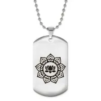 Жетон на цепочке Лотос ACZ2-493