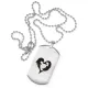 Жетон на цепочке Дельфины любовь ACZ2-503