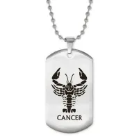 Жетон на цепочке Знаки Зодиака Рак ACZ2-509