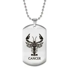 Жетон на цепочке Знаки Зодиака Рак ACZ2-509