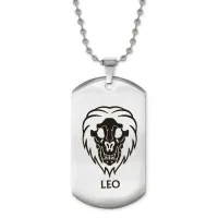 Жетон на цепочке Знаки Зодиака Лев ACZ2-510