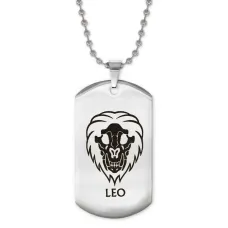 Жетон на цепочке Знаки Зодиака Лев ACZ2-510