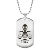 Жетон на цепочке Знаки Зодиака Весы ACZ2-512