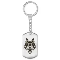 Брелок-жетон Волк BKZ-436