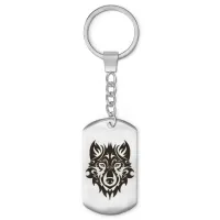 Брелок-жетон Волк анфас BKZ-444