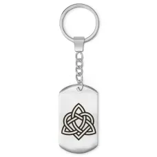 Брелок-жетон Трикветр и сердце BKZ-451