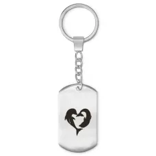 Брелок-жетон Дельфины любовь BKZ-503