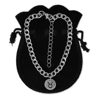 Браслет-цепь из нержавеющей стали Знаки Зодиака Телец BSO-02