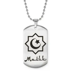 Мусульманский именной кулон Малик ACZ2-572