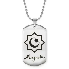 Мусульманский именной кулон Марат ACZ2-574