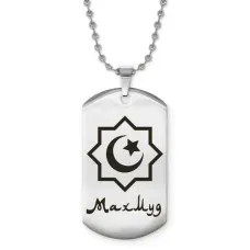 Мусульманский именной кулон Махмуд ACZ2-575