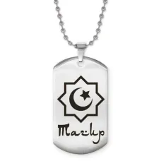 Мусульманский именной кулон Тагир ACZ2-603