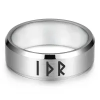 Кольцо со славянской формулой Материальное благополучие KLL-131-8