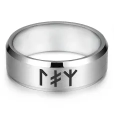 Кольцо со славянской формулой Энергия молодости KLL-133-12