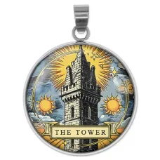 Кулон-амулет Tarot - The Tower ALEN-059