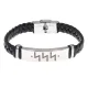 Кожаный славянский браслет с формулой Сила BSKR1-431