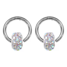 Серьги Конго с бусинами Шамбала SEC07-01