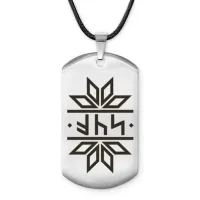 Амулет - жетон со славянской формулой Привлечение любви ACZ-623