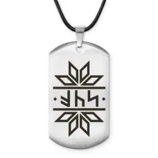 Амулет - жетон со славянской формулой Привлечение любви ACZ-623