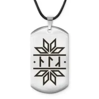 Амулет-жетон со славянской формулой Семейное счастье ACZ-624