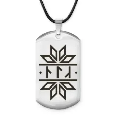 Амулет-жетон со славянской формулой Семейное счастье ACZ-624