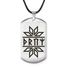 Амулет - жетон со славянской формулой Привлечение удачи ACZ-632