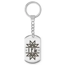 Брелок-жетон со славянской формулой Зеркальный личный амулет BKZ-625