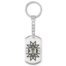 Брелок-жетон со славянской формулой Привлечение денег BKZ-626