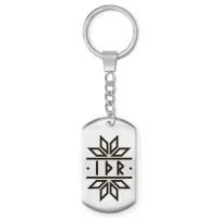 Брелок-жетон со славянской формулой Материальное благополучие BKZ-627