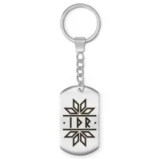 Брелок-жетон со славянской формулой Материальное благополучие BKZ-627