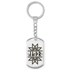 Брелок-жетон со славянской формулой Благополучие и успех BKZ-635