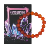 Браслет из натурального камня Сердолик 10мм BS-SM-10-17