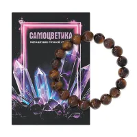 Браслет из натурального камня Тигровый глаз 10 мм BS-SM-10-19