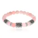 Браслет Удача в любви, Розовый кварц 8мм BSRCR-007