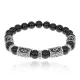 Браслет Растущее благосостояние, Черный агат 8мм BSRCR-010