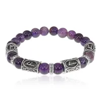 Браслет Гармонизация внутреннего мира, Аметист 8мм BSRCR-014