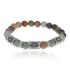 Браслет Лучшая жизнь, Песочная яшма 8мм BSRCR-019