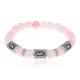 Браслет Женское счастье, Розовый кварц 8мм BSRCR-020