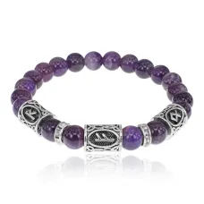 Браслет Стабильный доход, Аметист 8мм BSRCR-022