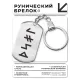 Брелок-жетон со славянской формулой Привлечение богатства BKZ-647