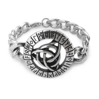 Браслет Трикветр, нержавеющая сталь, 20см BS867-01