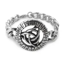 Браслет Трикветр, нержавеющая сталь, 20см BS867-01